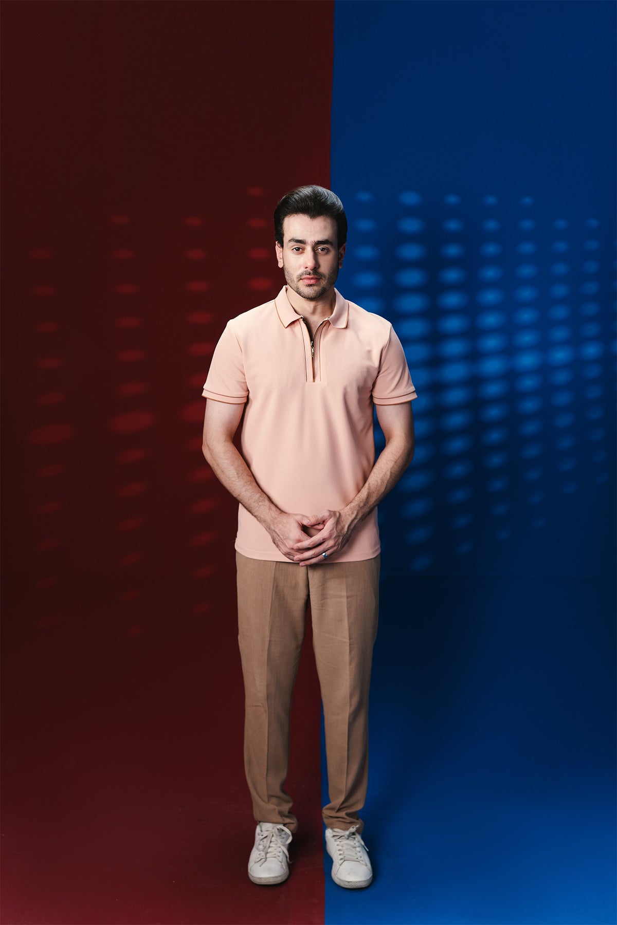 RELAXED POLO ZIPPER