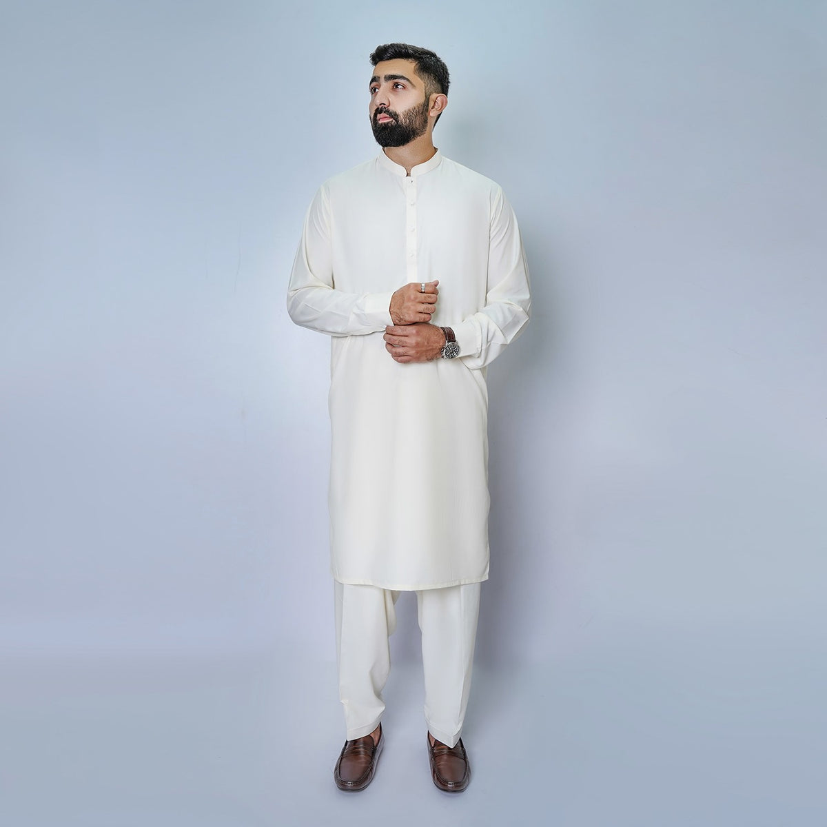 Off-White Shalwar Kamez