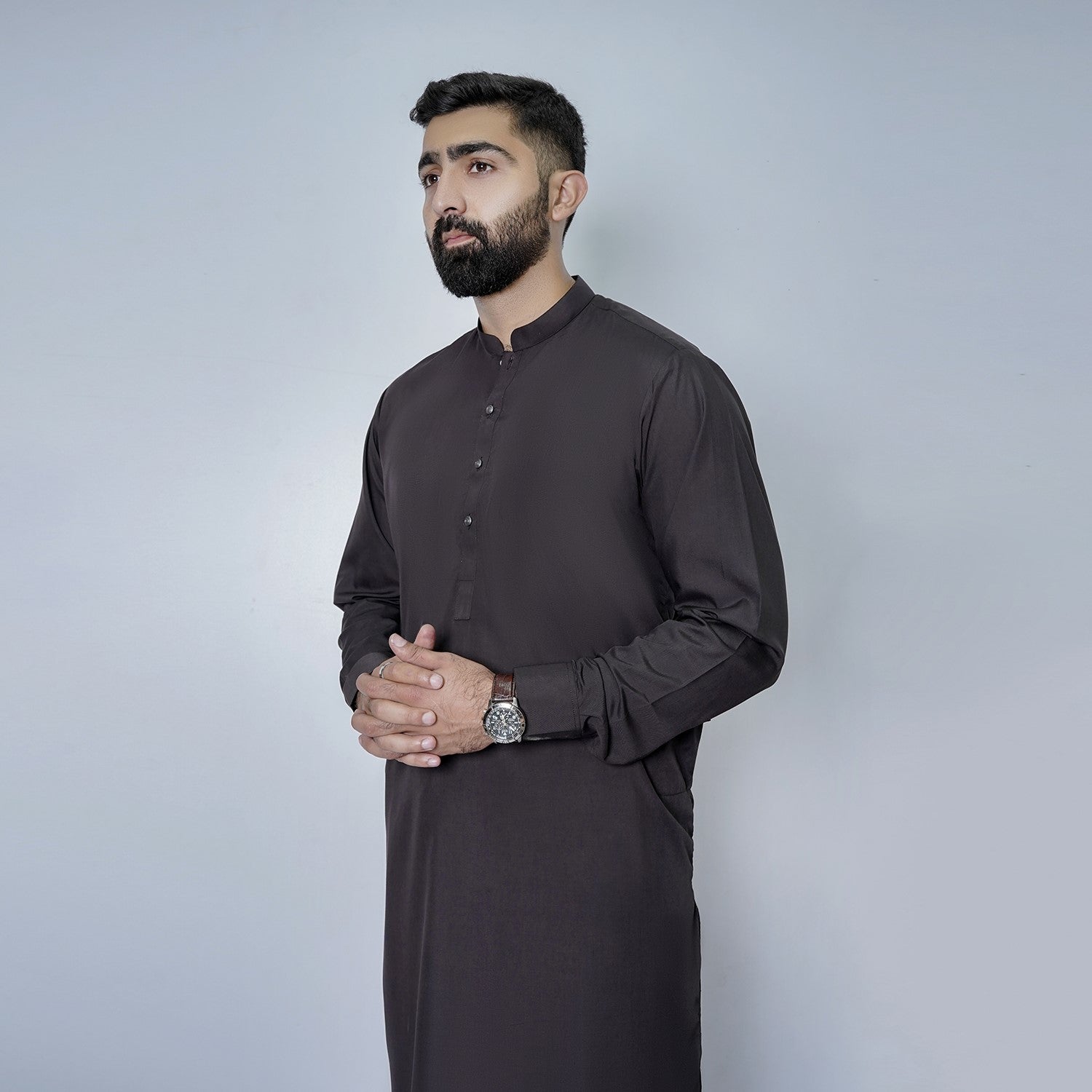 D-Brown Shalwar Kamez