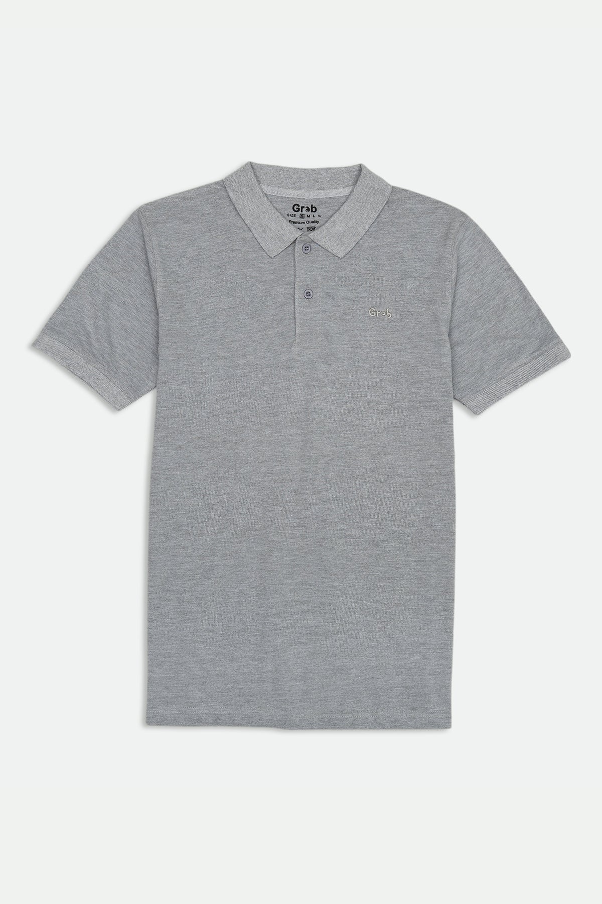 Grab Polo Shirt Gray