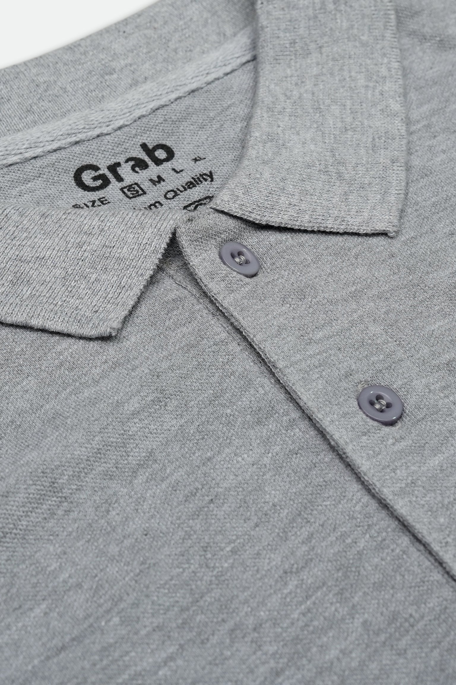 Grab Polo Shirt Gray