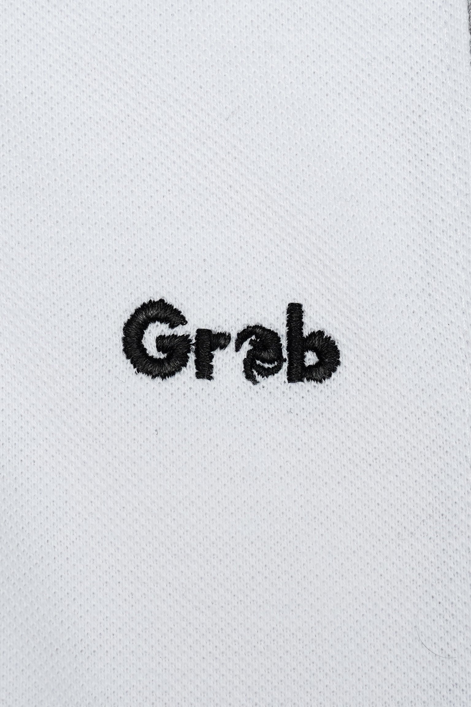 Grab Polo Shirt White