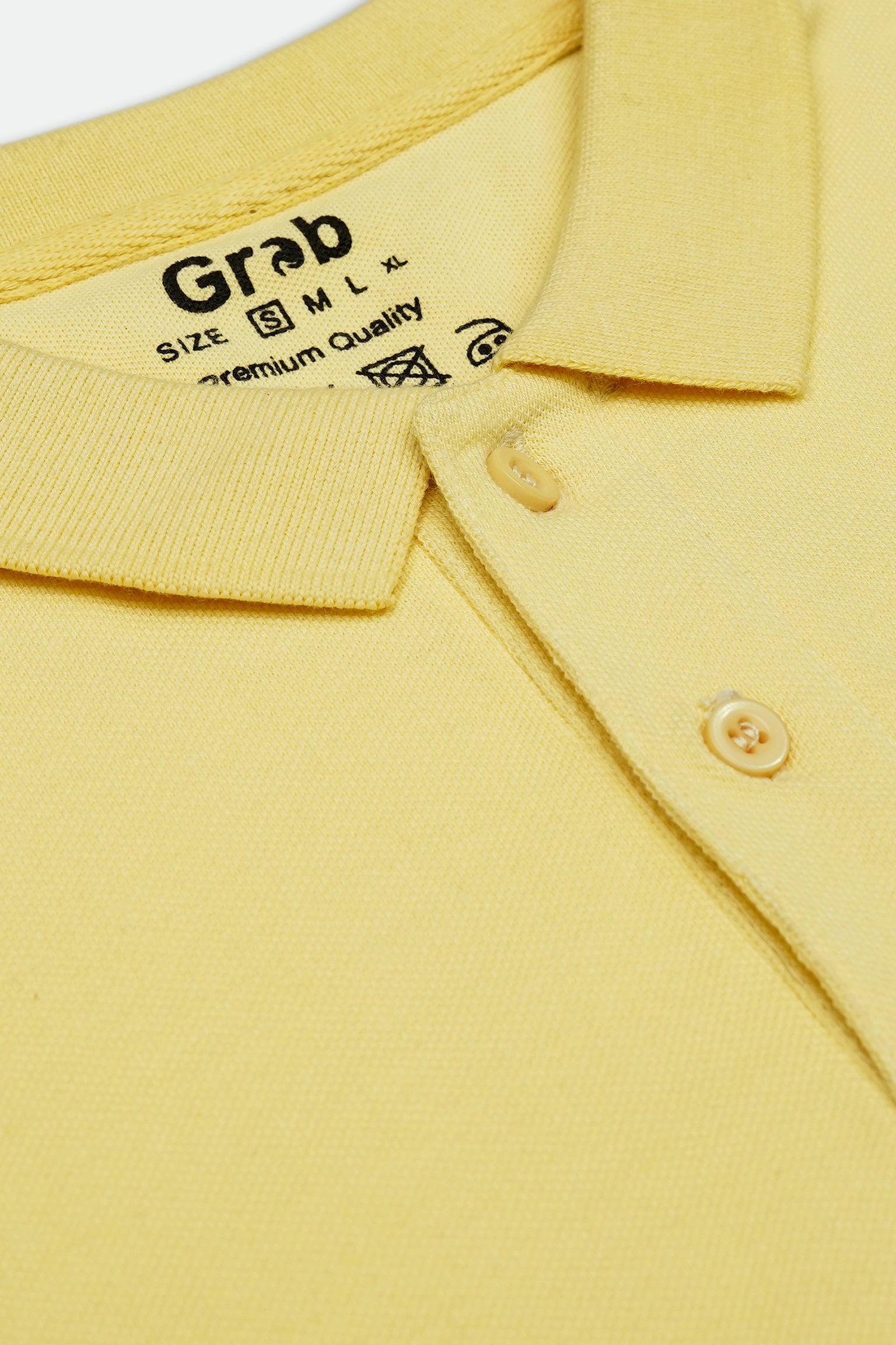 Grab Polo Shirt Yellow