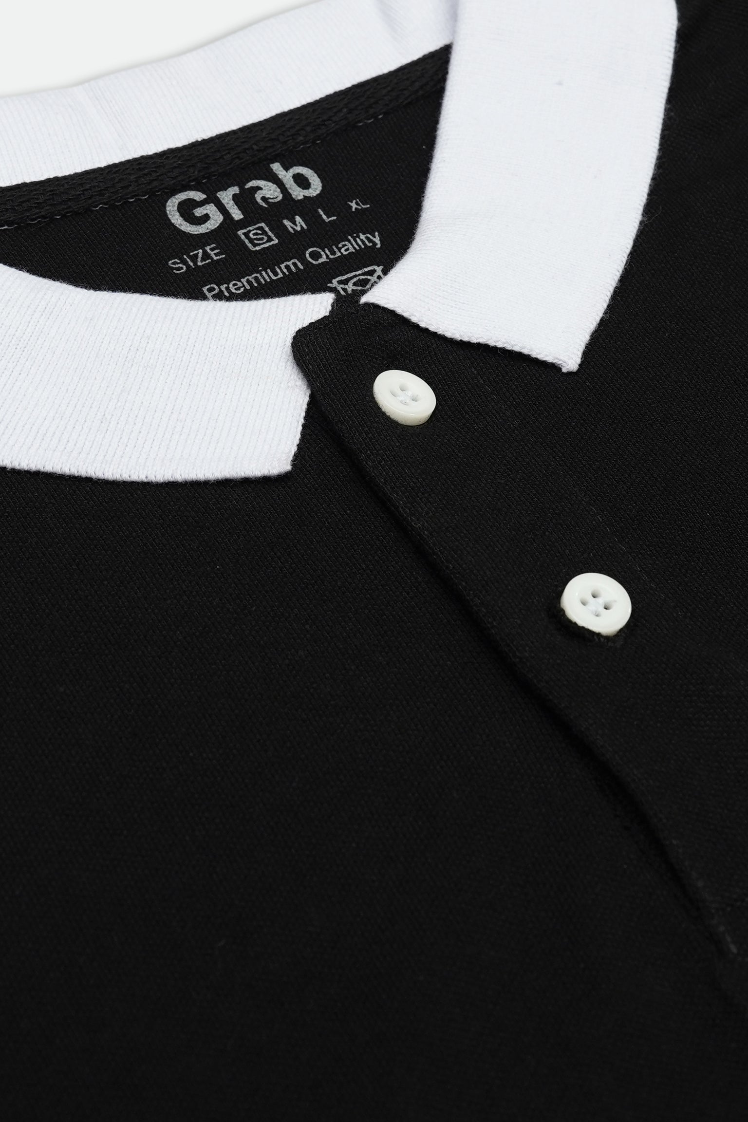 Grab Polo Shirt Black