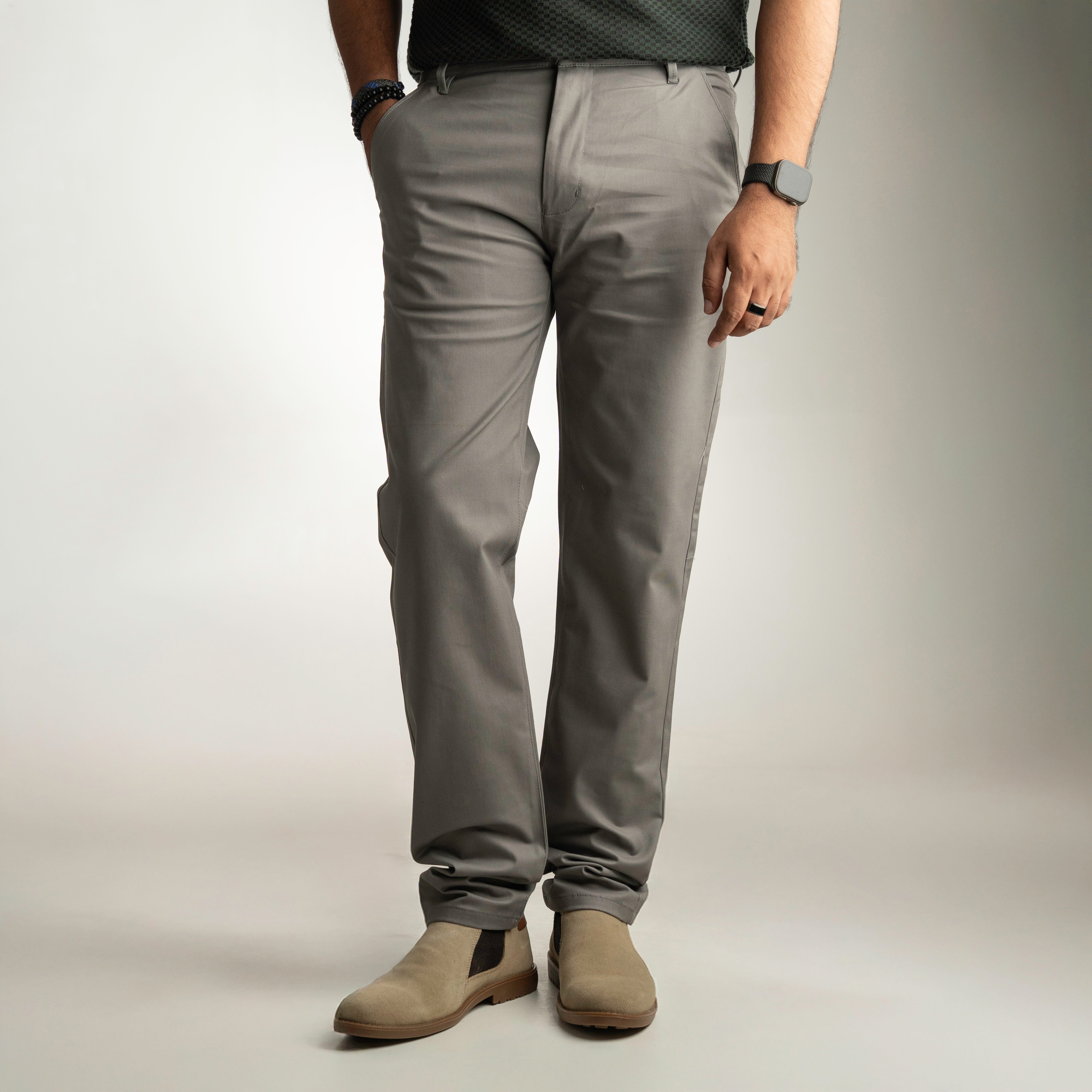 Signature Chinos - Steel