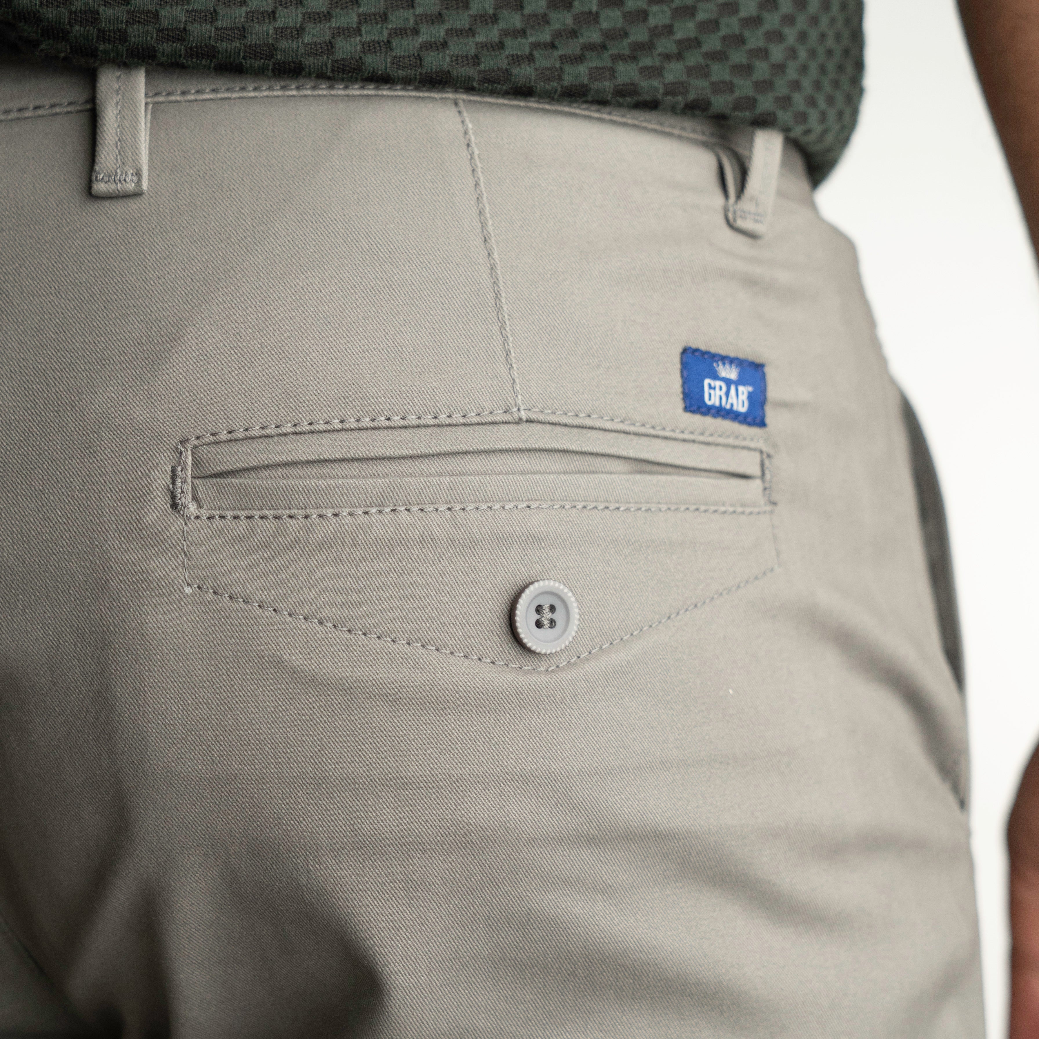 Signature Chinos - Steel