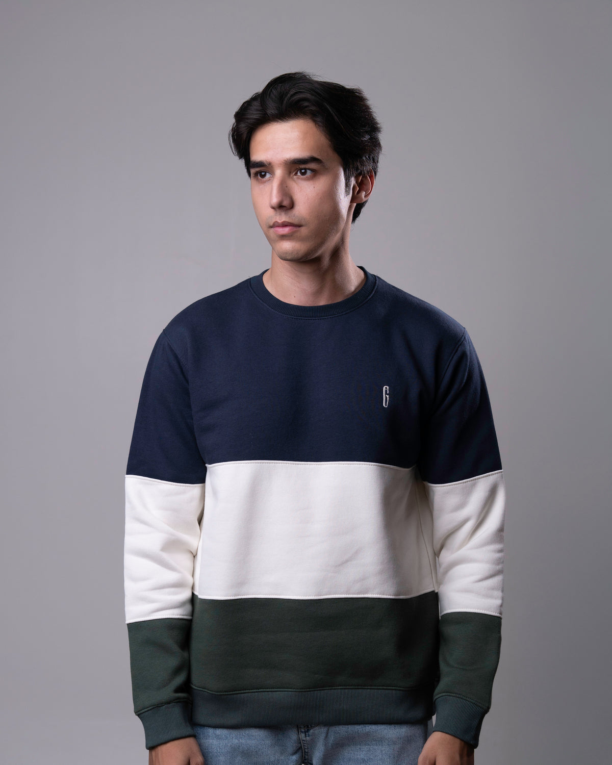 Men's Striped Sweatshirt