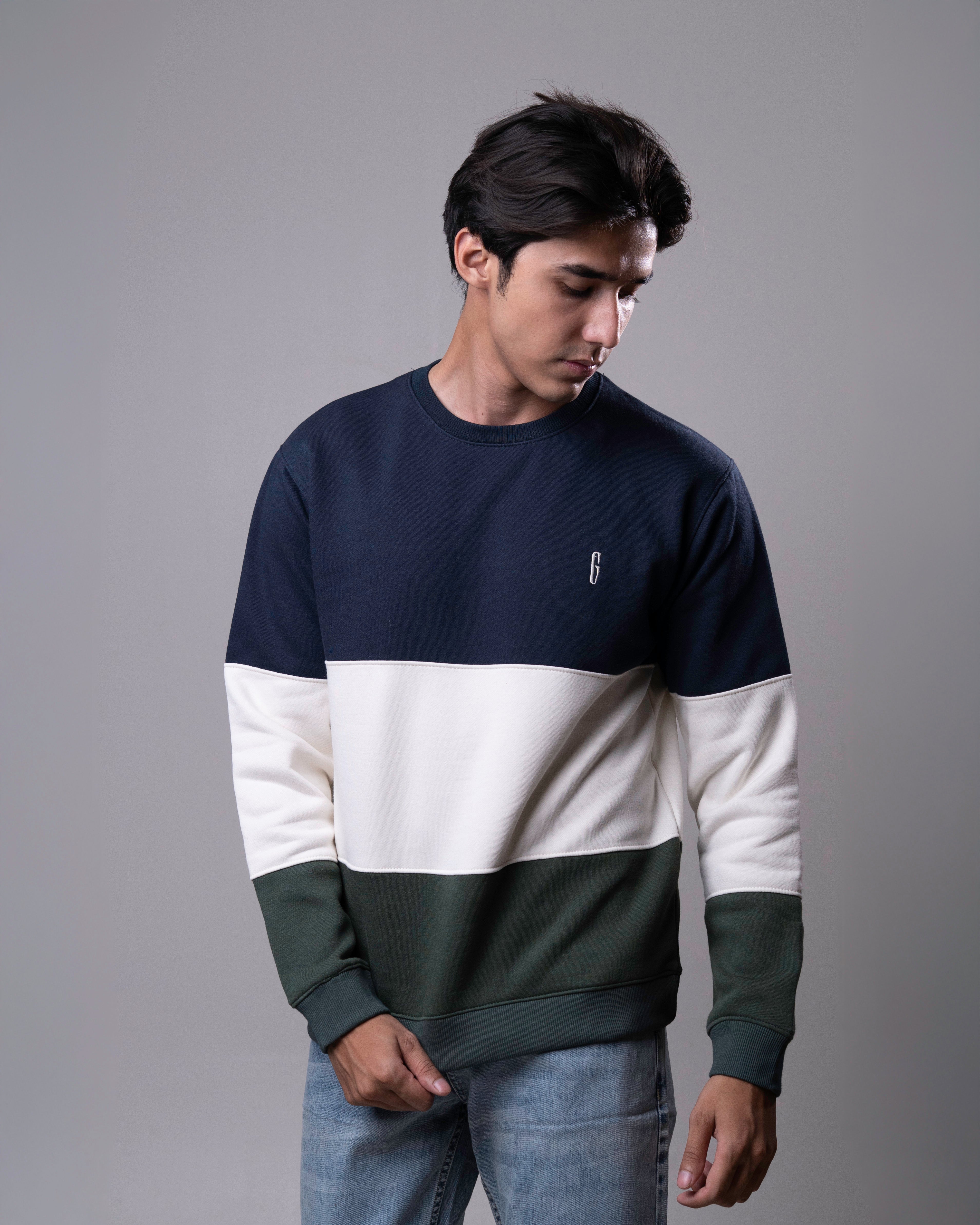 Men's Striped Sweatshirt