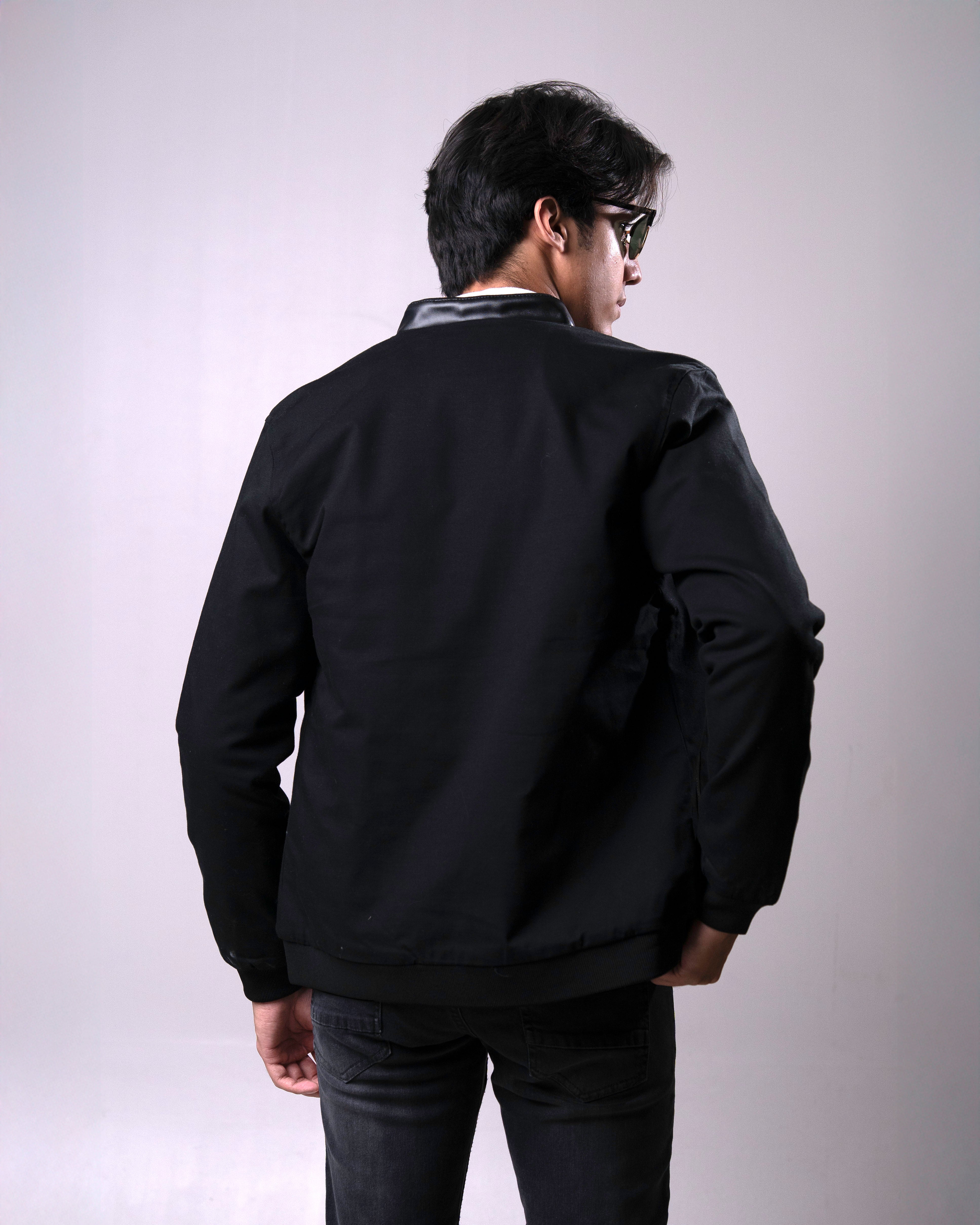 Cotton Regular Jacket Leather Collar