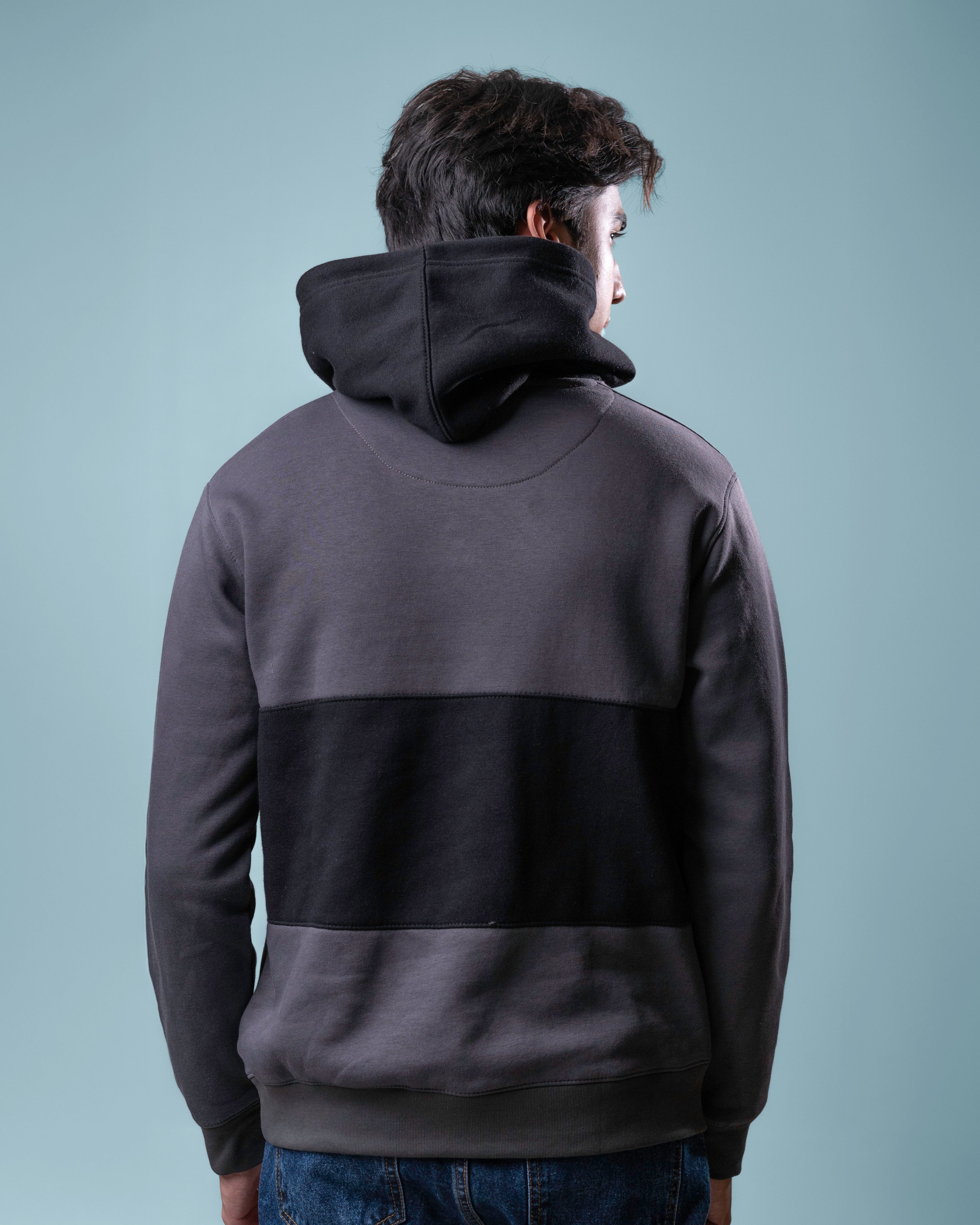 Men Striped Hoodie