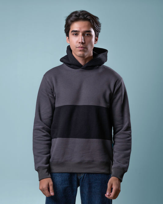 Men Striped Hoodie