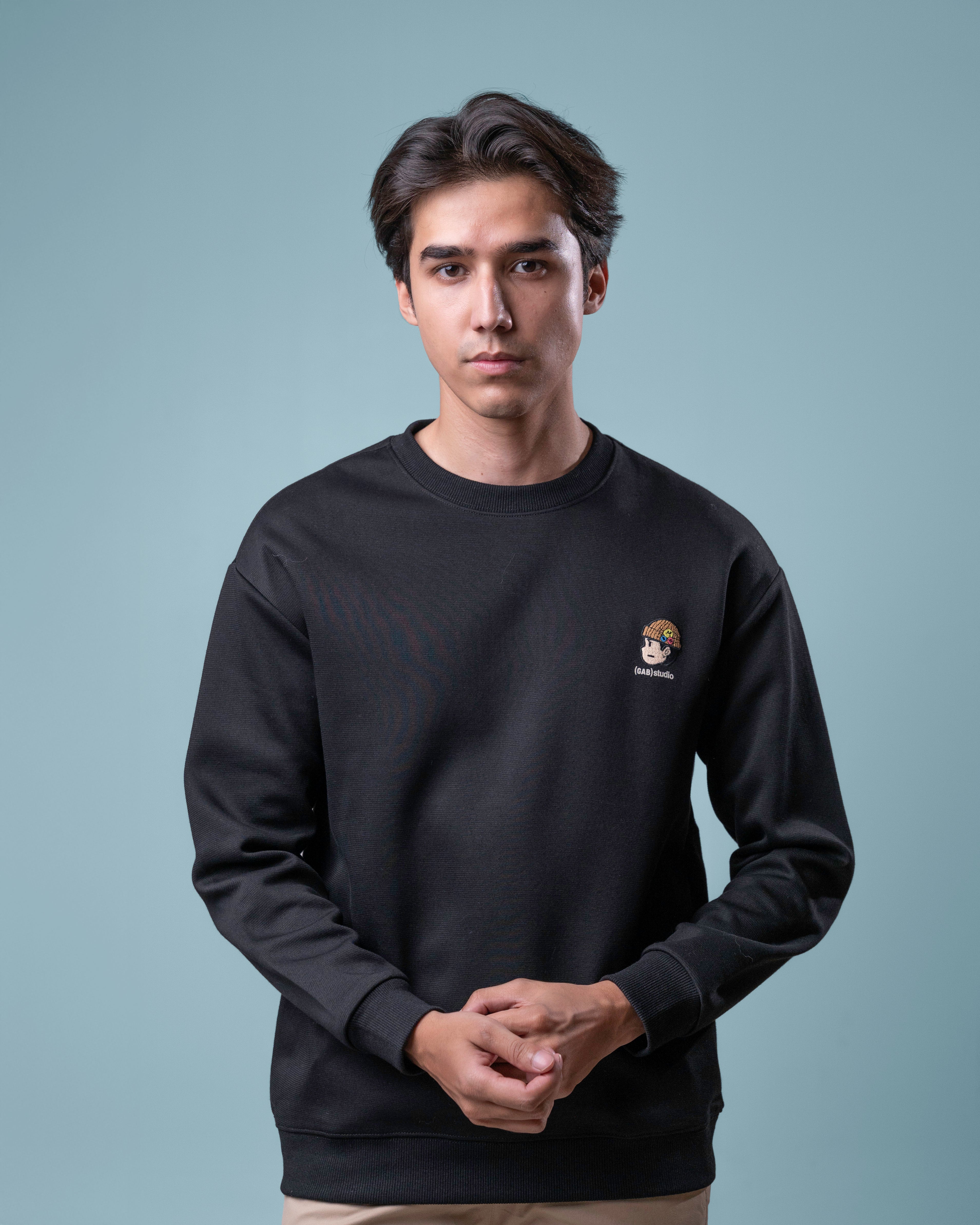 "Nurtop" Black Sweatshirt