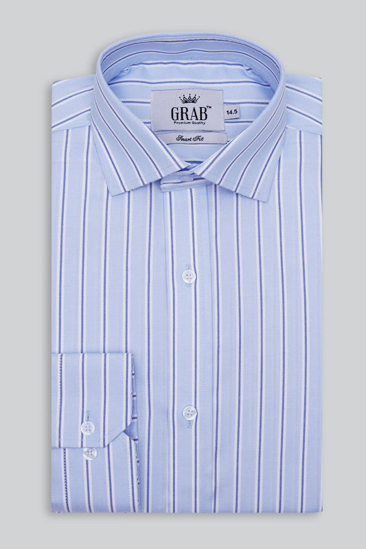 Classic Pinstripe Formal Shirt AT18
