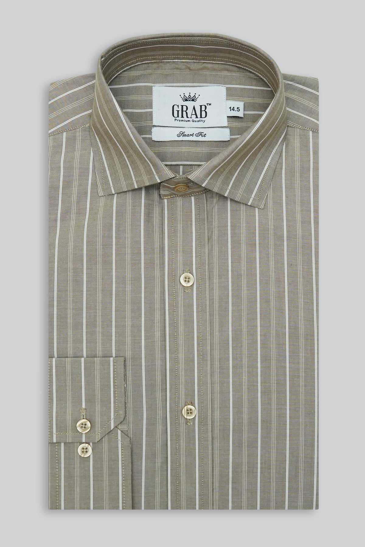Classic Pinstripe Formal Shirt   AT19