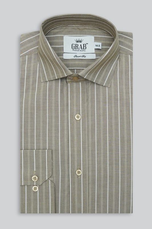 Classic Pinstripe Formal Shirt   AT19