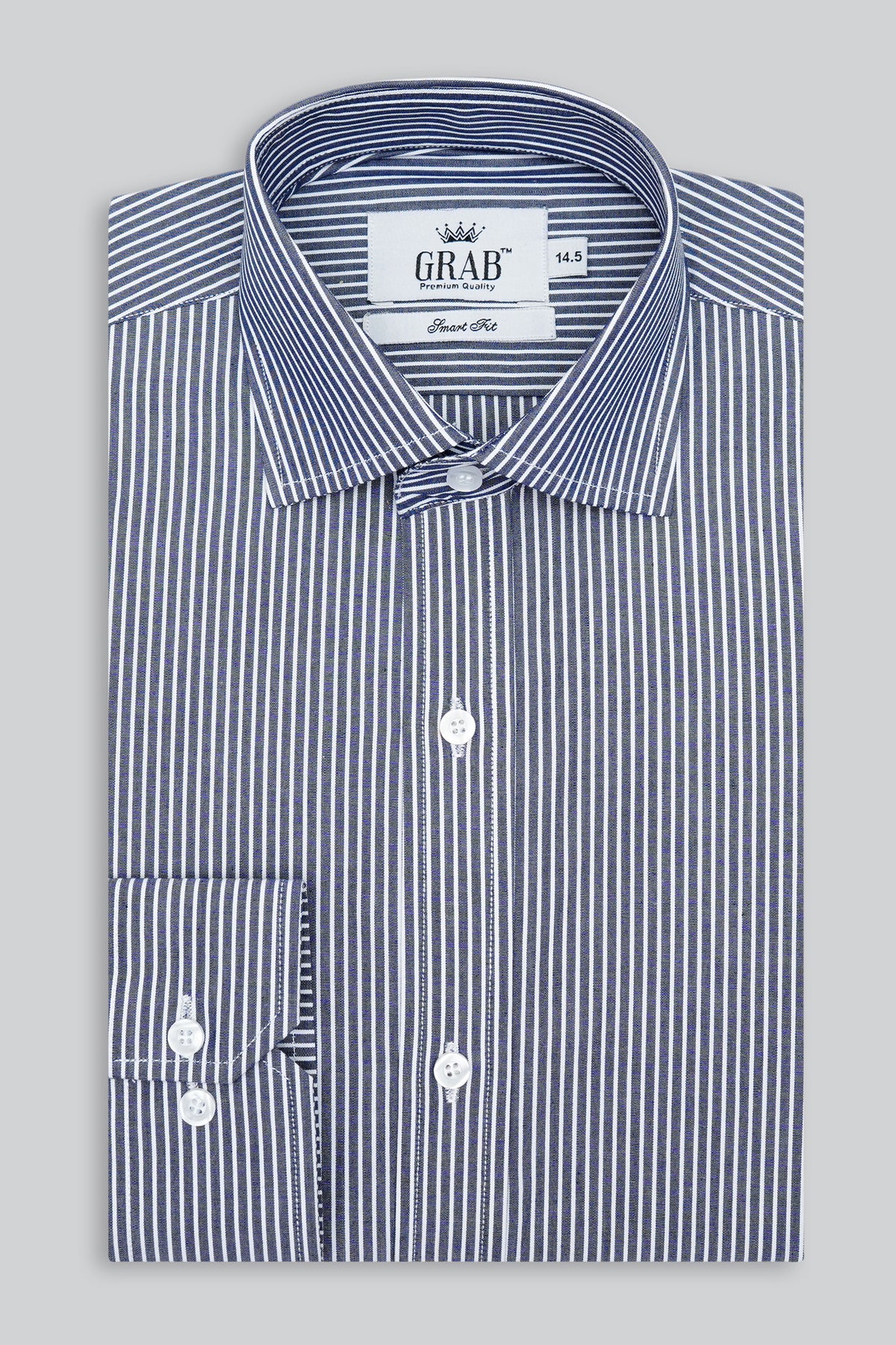 CLASSIC STRIPE FPRMAL SHIRT ( AT7 )