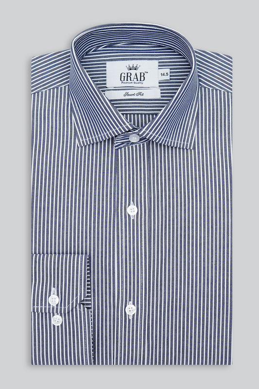 CLASSIC STRIPE FPRMAL SHIRT ( AT7 )