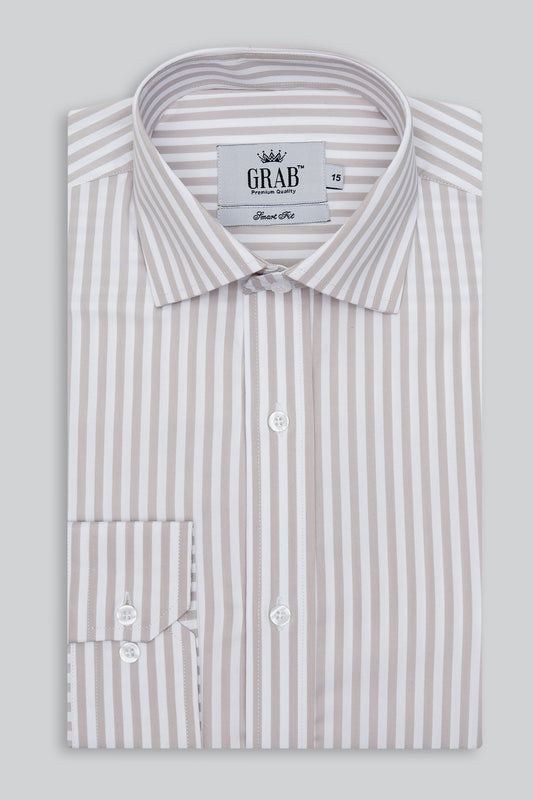 Classic  Pinstripe Formal Shirt AT8