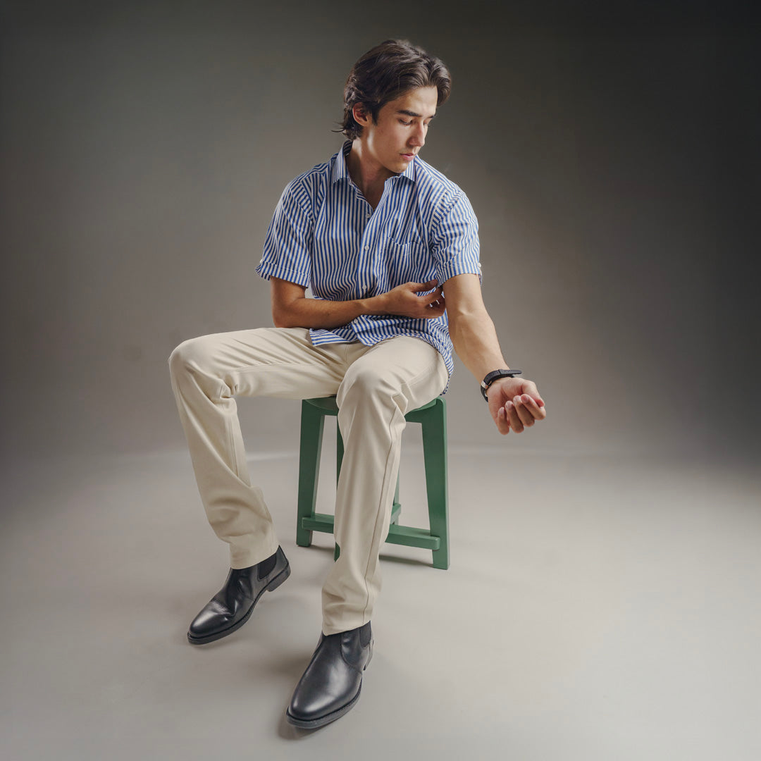 Formal Shirt Half striped