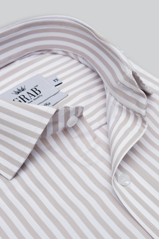 Classic  Pinstripe Formal Shirt AT8