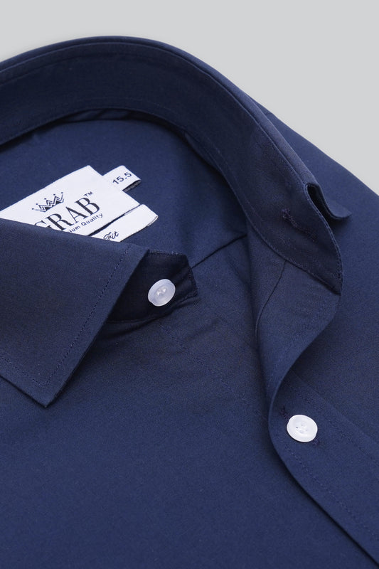 CLASSIC NAVY PLAIN FPRMAL SHIRT