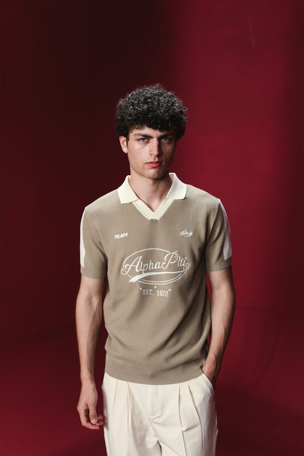ALPHA KNIT POLO SHIRT