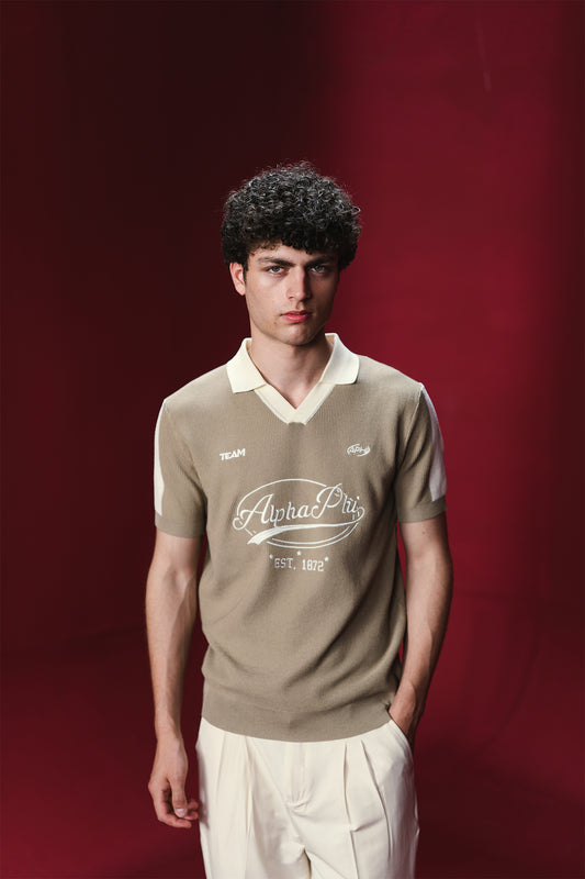 ALPHA KNIT POLO SHIRT