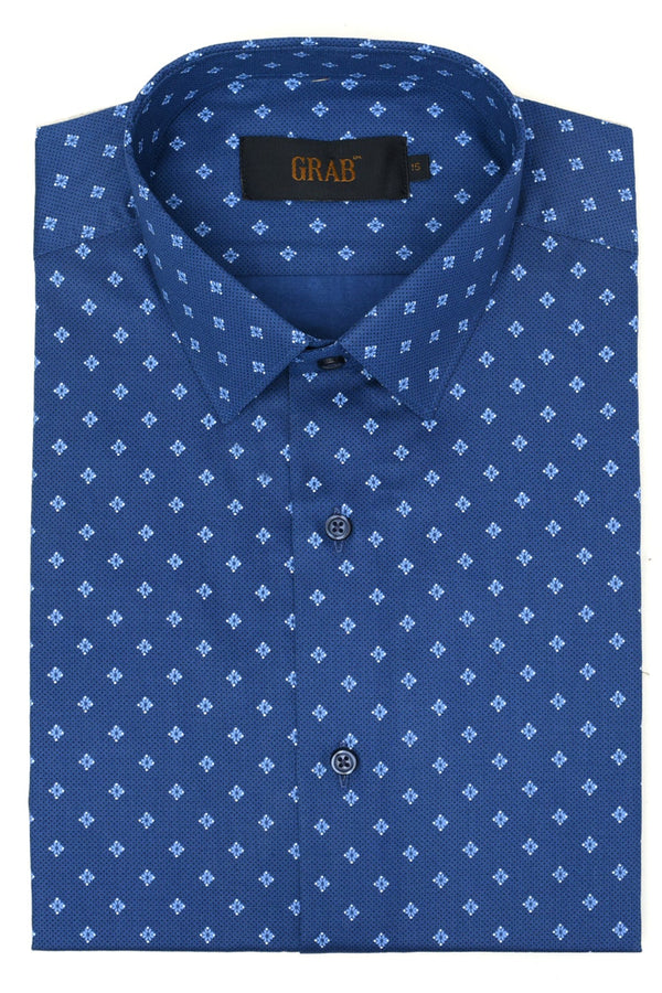 Gents Formal Printed Shirt - D23-7