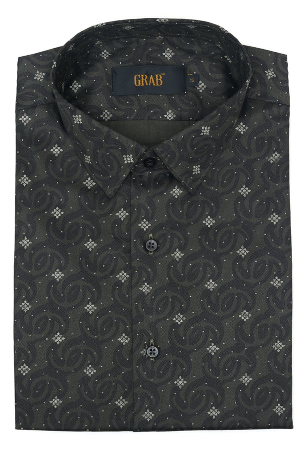 Gents Formal Printed Shirt - D23-5