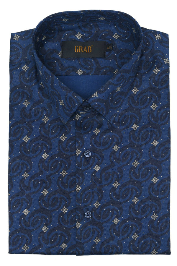 Gents Formal Printed Shirt - D23-5