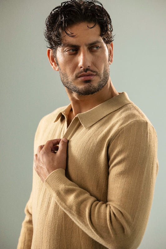 Textured Essential Polo