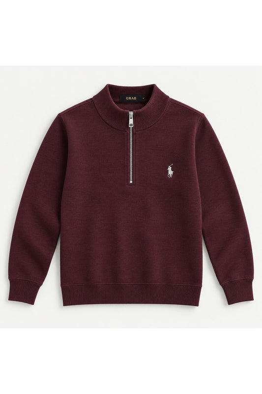 EVERYDAY MOCK NECK ZIPPER