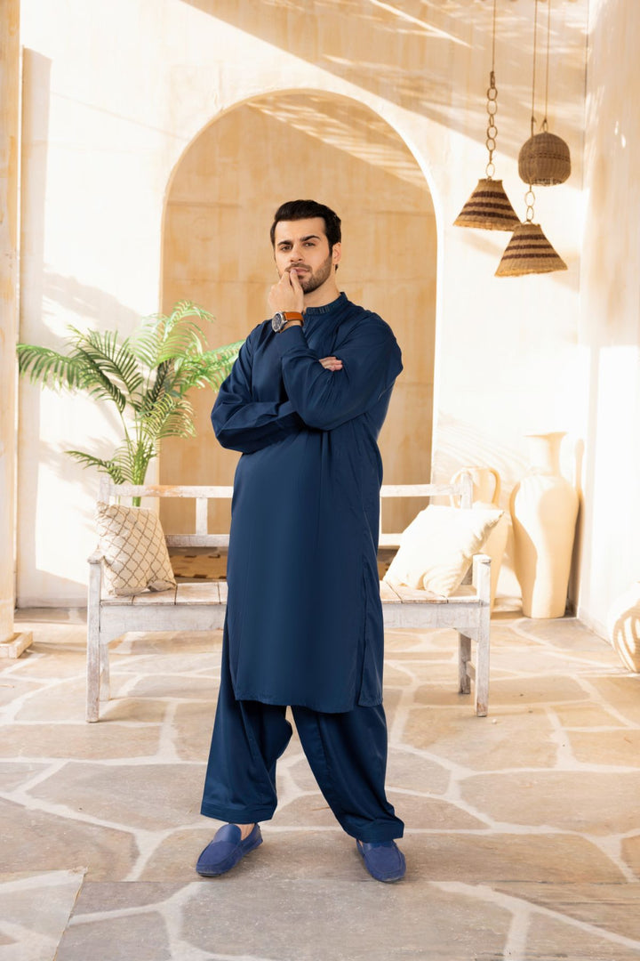 Men Shalwar Kameez Stitched-23-002T-L