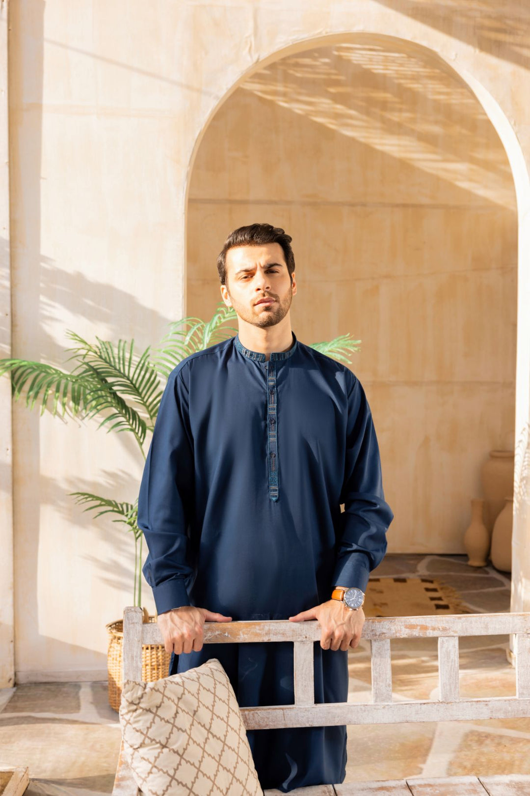 Men Shalwar Kameez Stitched-23-002T-L