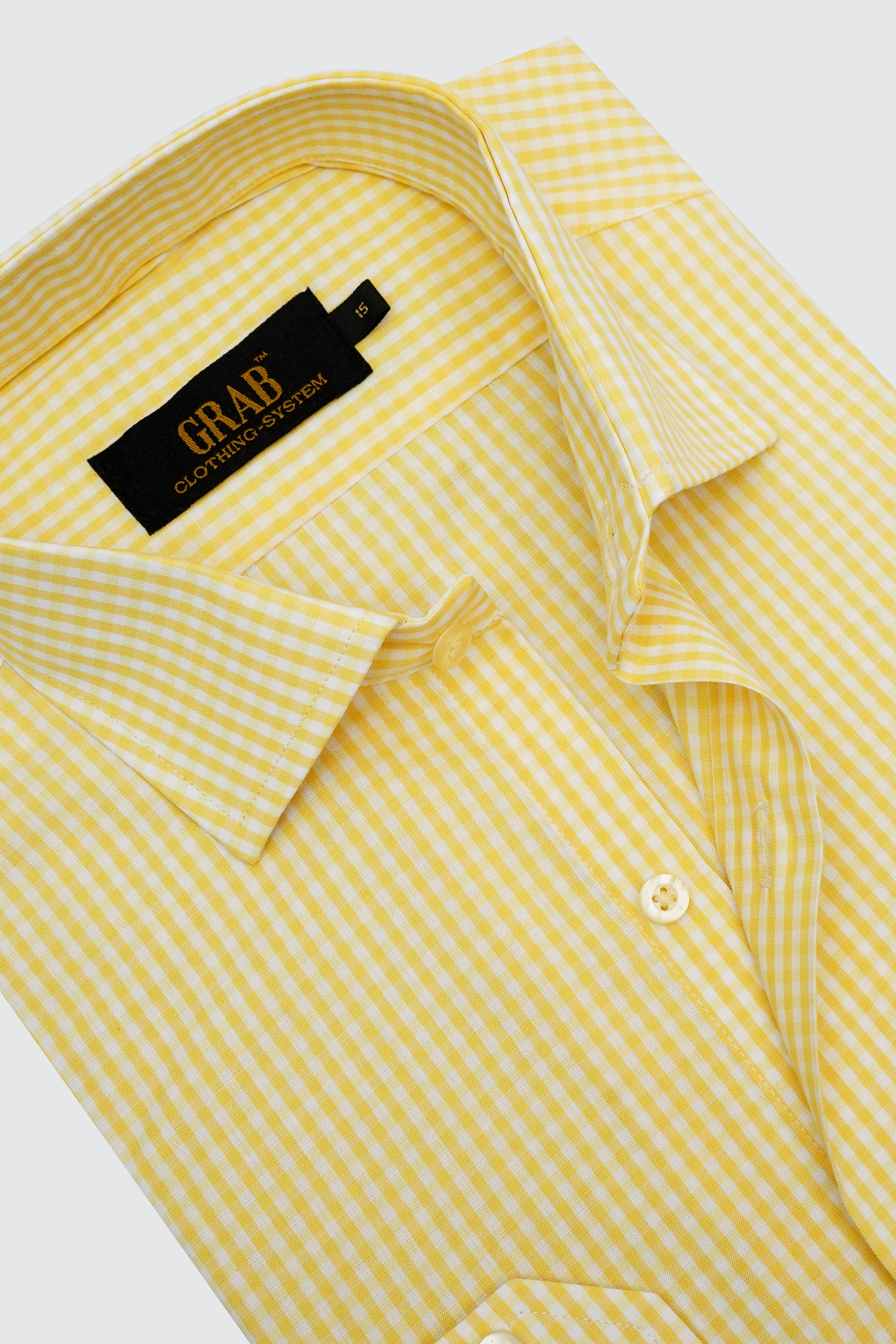 YELLOW CHECK SHIRT