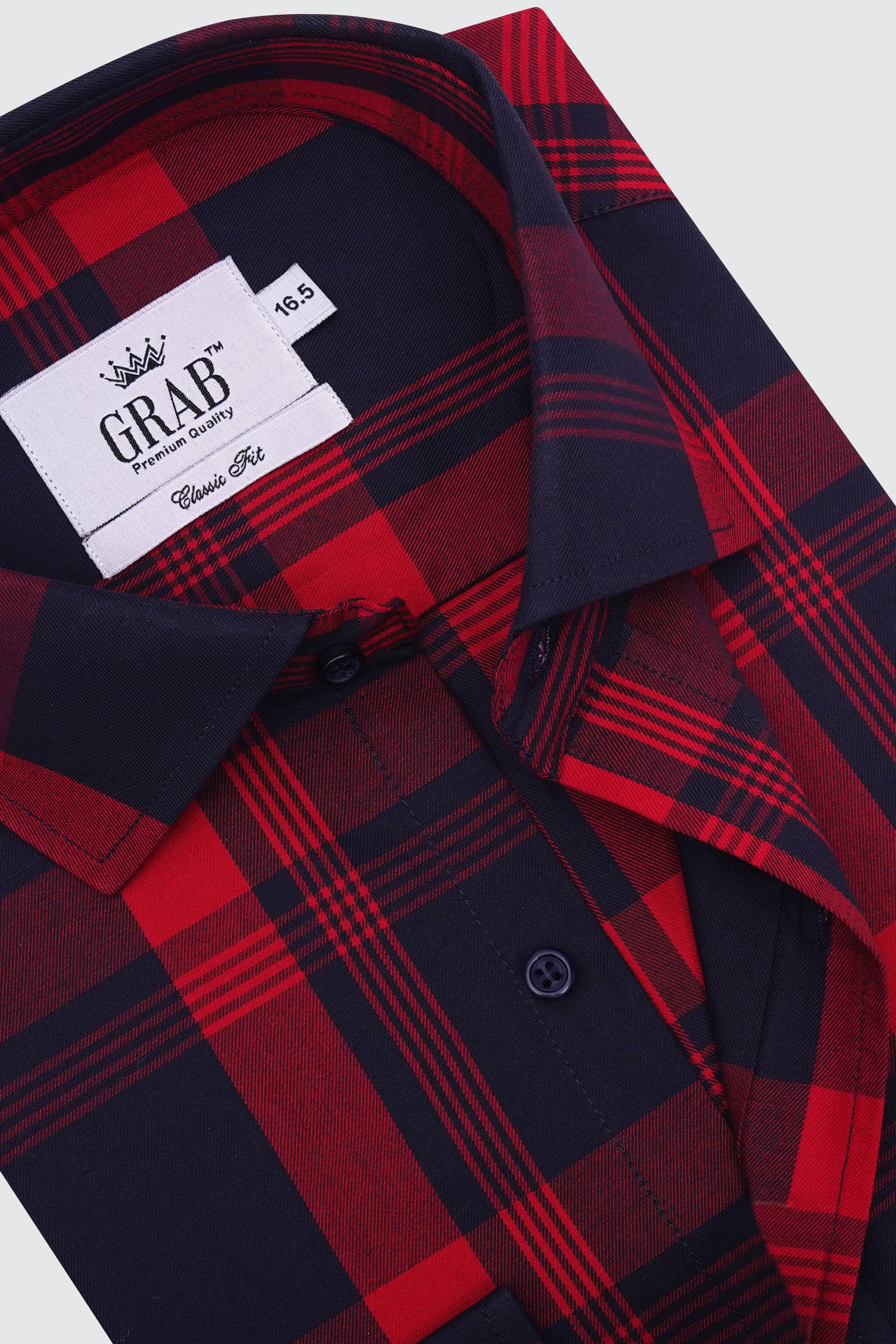RED CHECK SHIRT