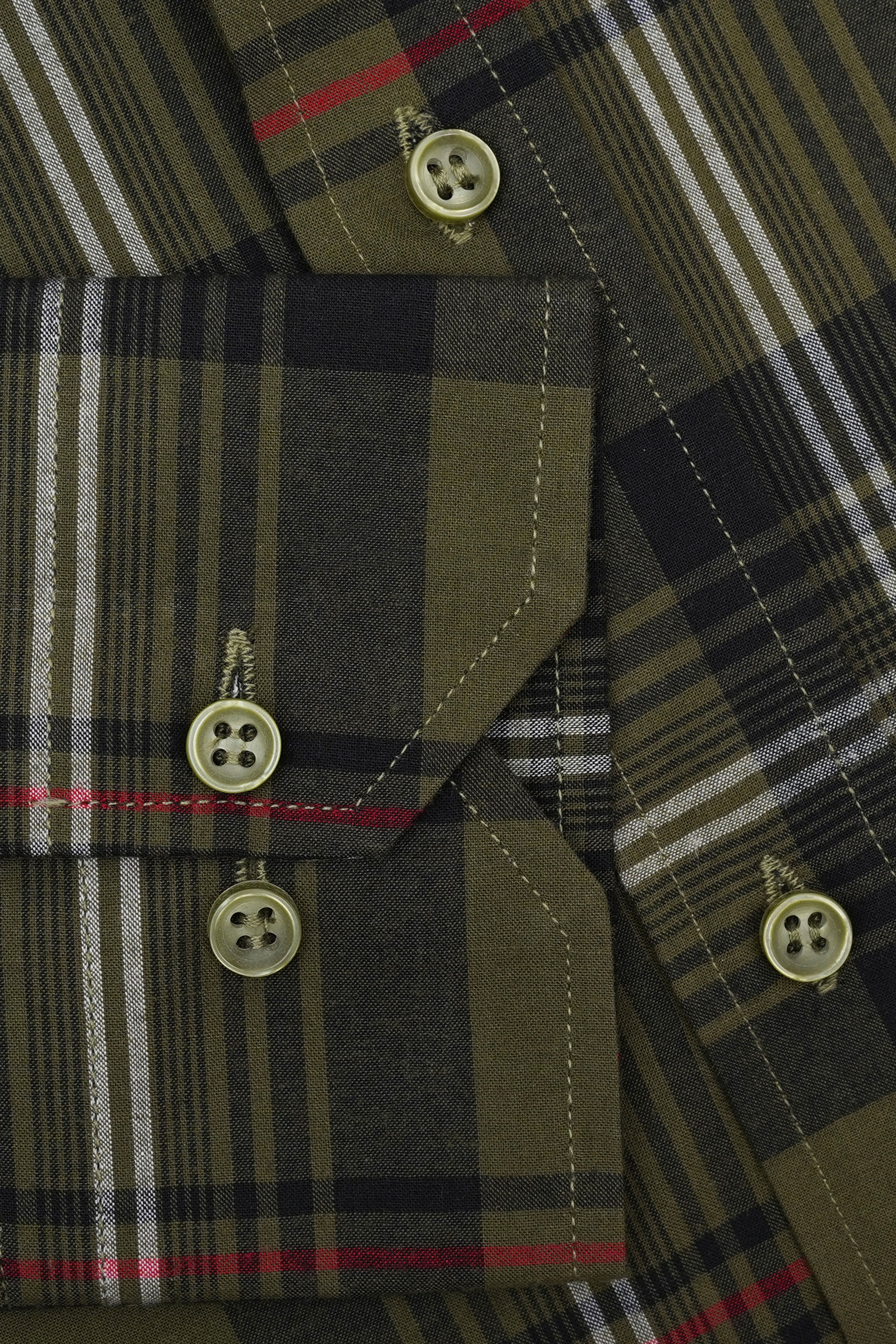 GREEN CHECK SHIRT