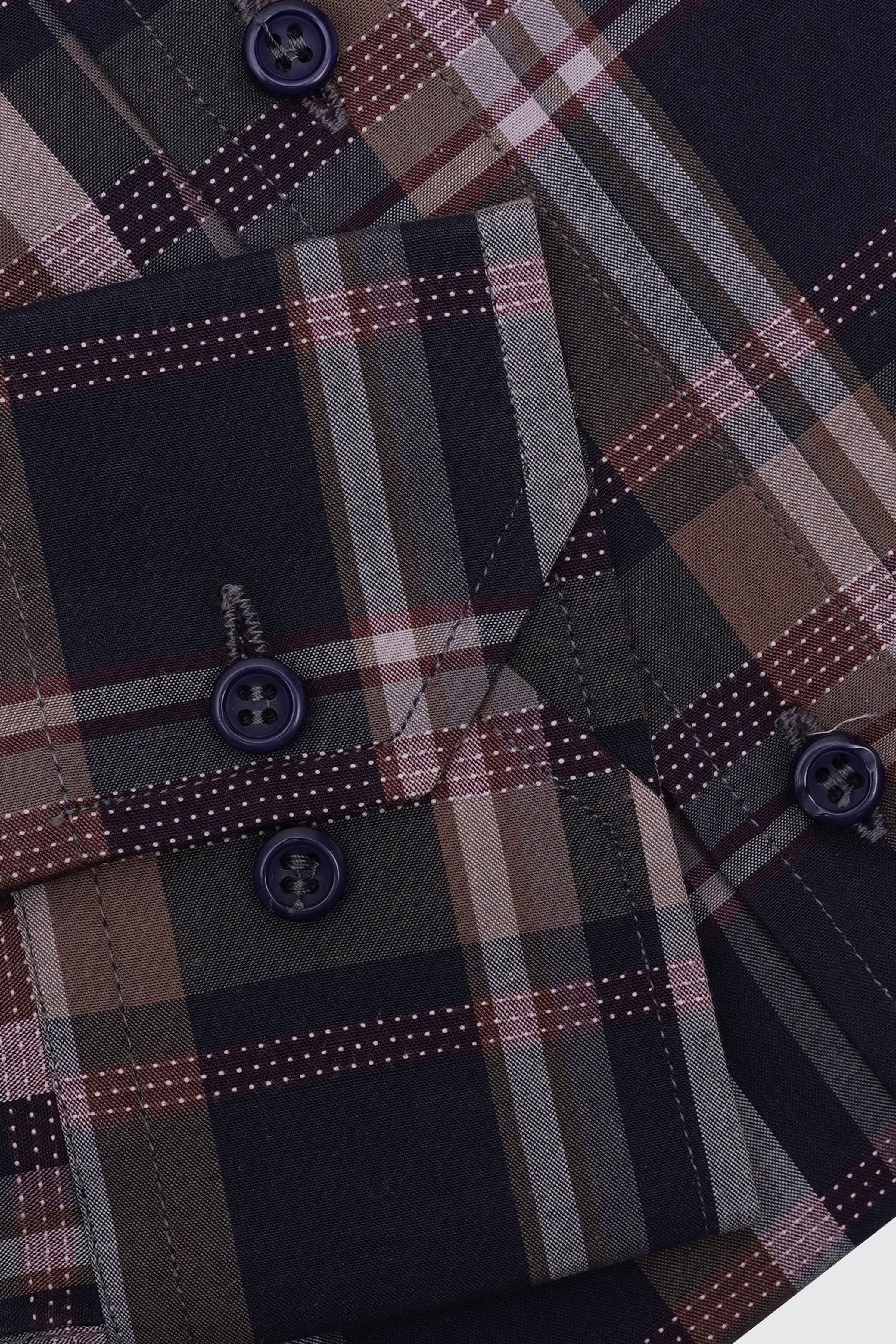 Blue CHECK SHIRT