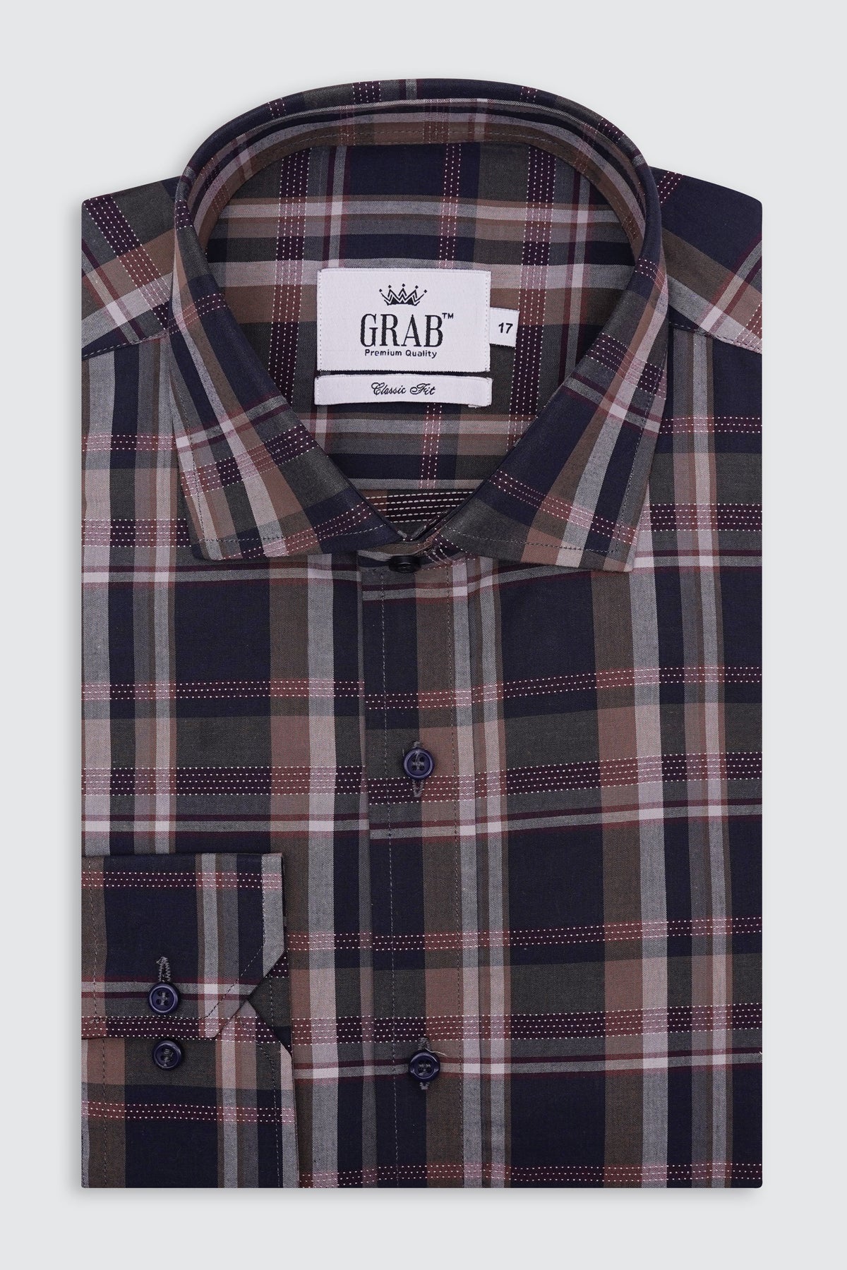 Blue CHECK SHIRT