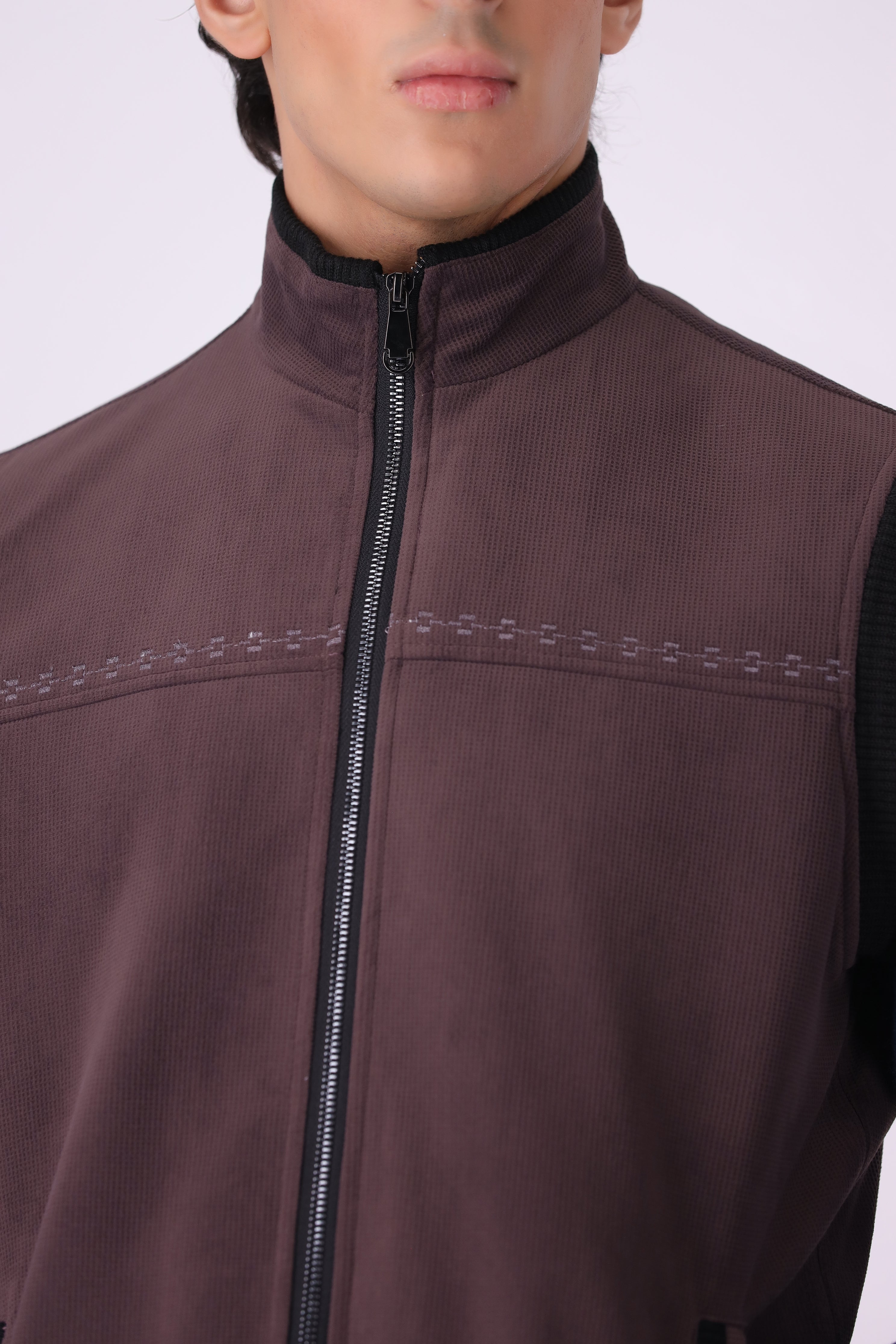 D-PURPLE JACKET TWEED S/L (02)