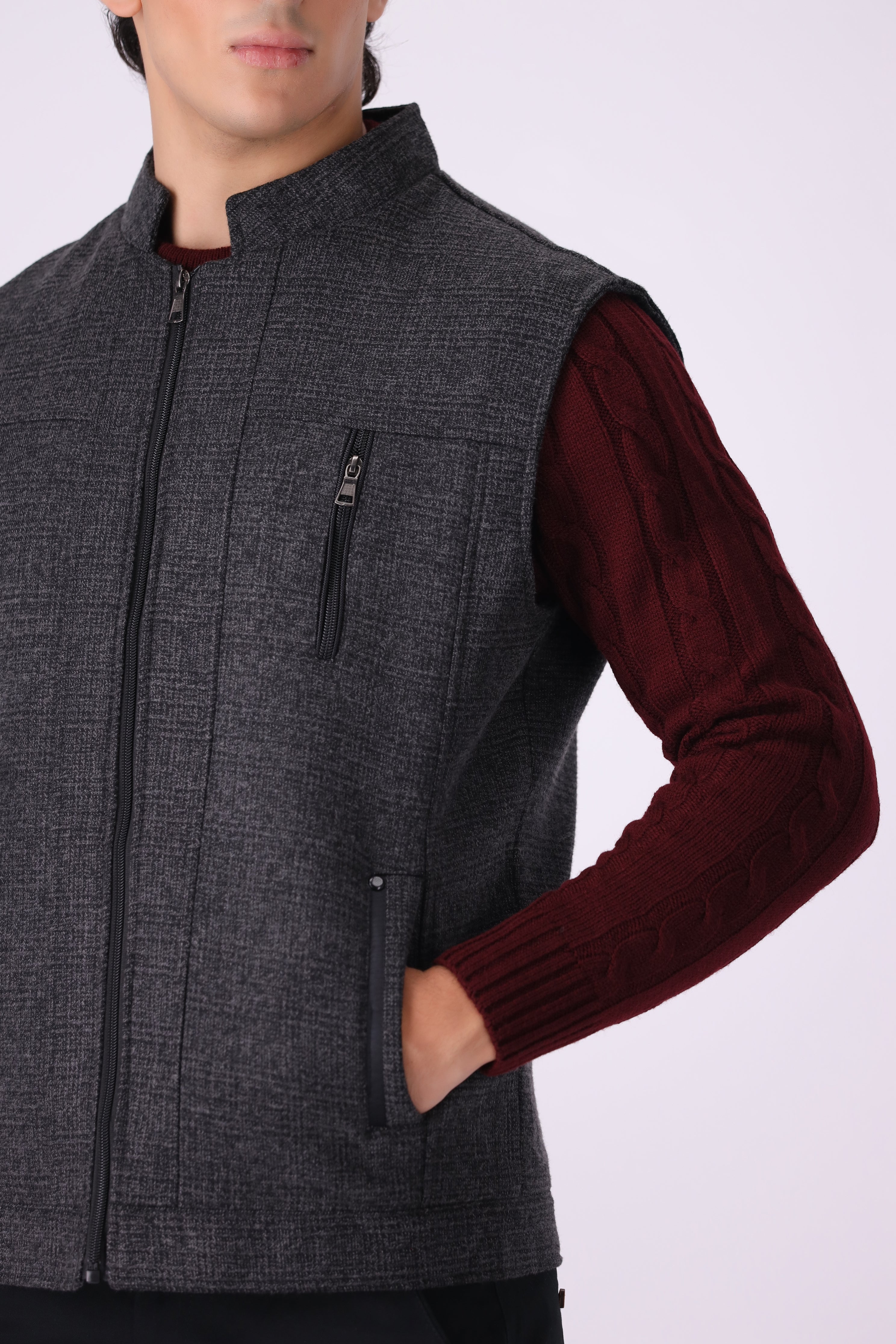 GRAY JACKET TWEED S/L (083N)