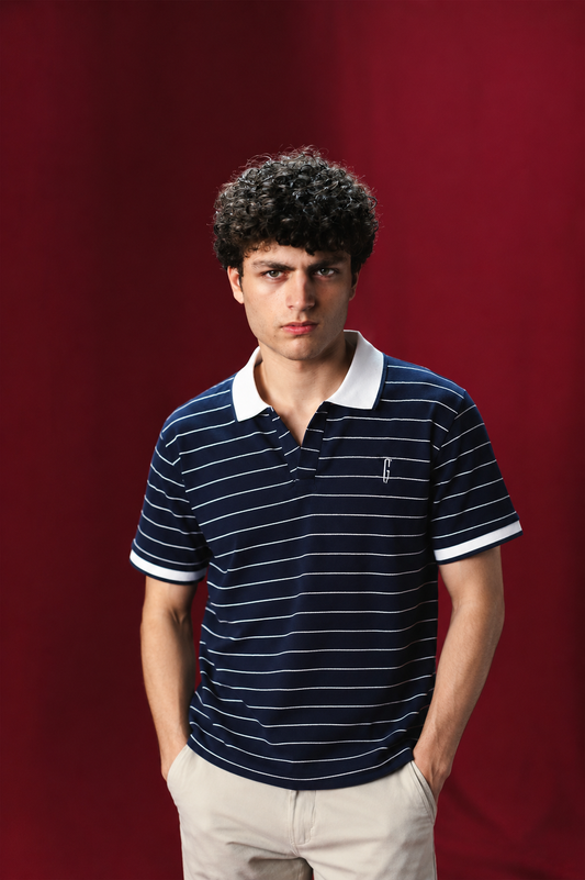 CUSTOM FIT MESH POLO SHIRT