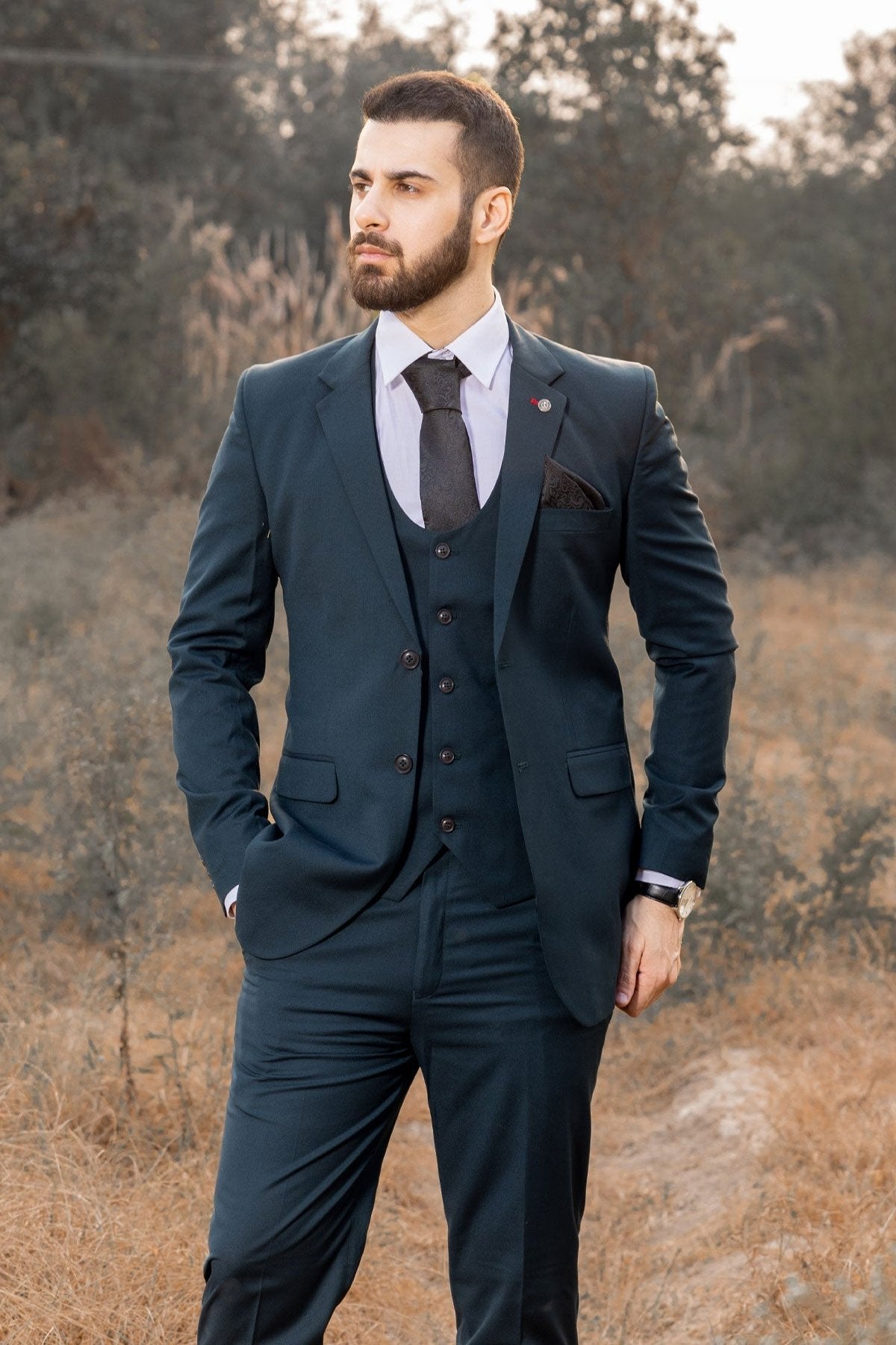 Mens 3 Piece Suit (S01)